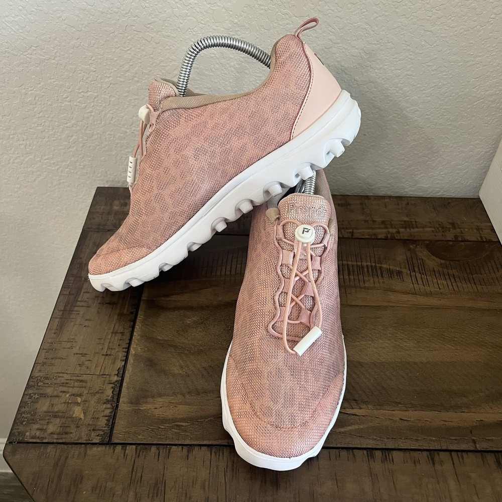 Women's Propet Pink TravelActiv Safari Sneakers Size 10‎